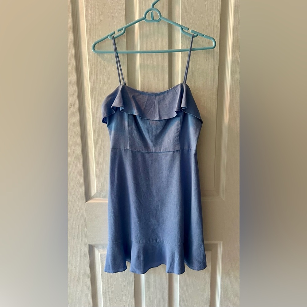 Gianni Bini Blue Ruffled Sundress